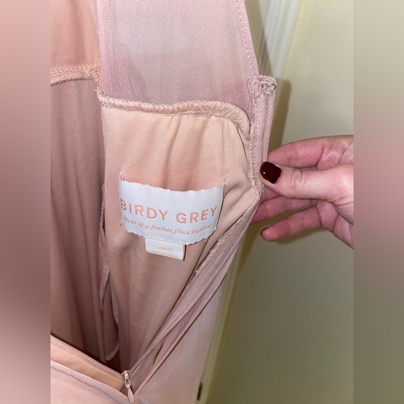 Birdy Grey Bridesmaids Dress- Hemmed Size Small - Rose Quartz - Picture 4 of 6